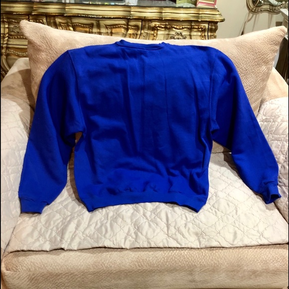 New Champion Blue Sweatshirt Sz L - Picture 3 of 3